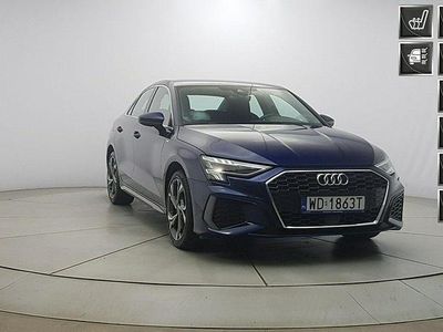 Używany Audi A3 S-Line 150 KM (110 kW) 2023 Niebieski Sedan/Limuzyna