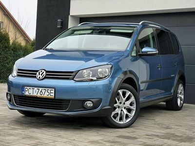 Niebieski Używany 2014 VW Touran Cross Minivan | 51 000 zł