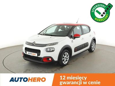 Biały Używany 2018 Citroën C3 Hatchback | 32 600 zł (Uczciwa cena)