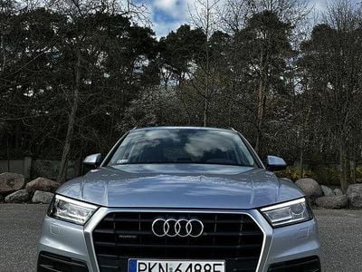 Srebrny Używany 2018 Audi Q5 SUV | 110 000 zł (Dość drogi)