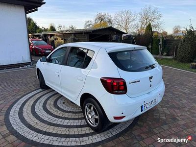 Biały Używany 2019 Dacia Sandero Hatchback | 26 500 zł (Uczciwa cena)