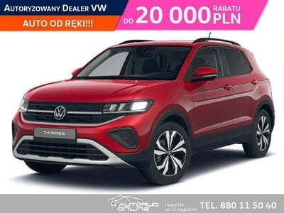 Czerwony (metalik) Nowe 2025 VW T-Cross SUV | 110 900 zł (Dobra cena)