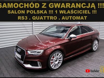 używany Audi RS3 2.5dm 400KM 2018r. 171 000km