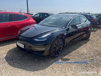 Czarny Używany 2019 Tesla Model 3 Performance Sedan/Limuzyna | 54 000 zł