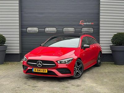 Czerwony ciemny (metalik) Używany 2021 Mercedes CLA180 Sedan/Limuzyna | 73 900 zł