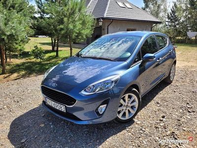 Niebieski Używany 2019 Ford Fiesta Hatchback | 39 900 zł
