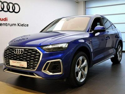 Niebieski Używany 2021 Audi Q5 S-Line SUV | 189 980 zł
