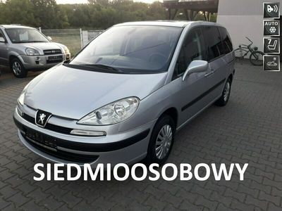 używany Peugeot 807 2.0i 7osób el.drzwi panorama klimatronik czujniki parkowania stan BD