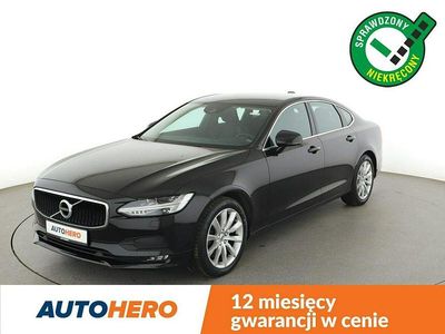 Czarny Używany 2017 Volvo S90 Sedan/Limuzyna | 77 600 zł