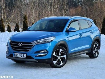 Niebieski (metalik) Używany 2018 Hyundai Tucson Premium SUV | 69 900 zł (Dobra cena)
