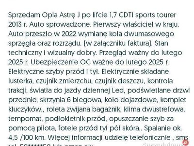 Używany 2013 Opel Astra | 21 500 zł (Uczciwa cena)