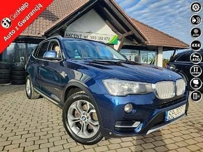 Niebieski ciemny (metalik) Używany 2016 BMW X3 SUV | 69 900 zł