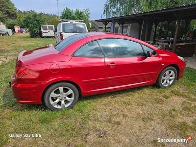 Bordowy Używany 2006 Peugeot 307 CC Kabriolet | 14 800 zł
