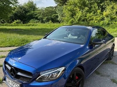 Używany Mercedes C200 2015 Niebieski Coupe