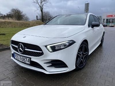 Biały Używany 2019 Mercedes A200 AMG line Hatchback | 130 000 zł