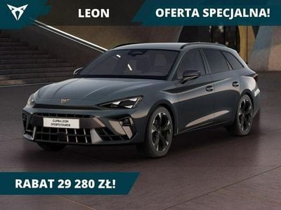 Nowe Cupra Leon 204 KM (150 kW) 2025 Niebieski ciemny (metalik) Kombi