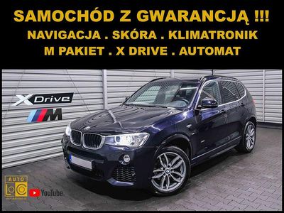 Niebieski ciemny (metalik) Używany 2015 BMW X3 SUV | 59 888 zł