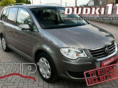 używany VW Touran 2,0TDI DUDKI11 7 Osób,Klimatyzacja,Tempomat,Hak,kredyt.GWARANCJA