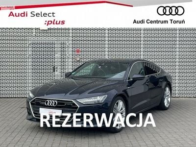 Niebieski ciemny (metalik) Używany 2022 Audi A7 Hatchback | 399 900 zł