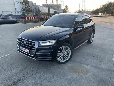 Niebieski Używany 2018 Audi Q5 Comfort SUV | 103 000 zł (Dość drogi)