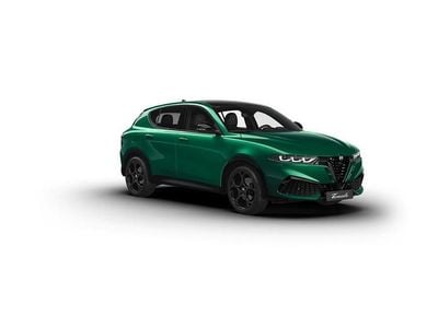 Nowe Alfa Romeo Tonale 175 KM (128 kW) 2026 Zielony  verde montreal z czarnym dachem SUV