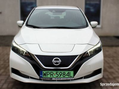 używany Nissan Leaf SalonPL FV23% 40Khw Visia 12.2021r 150KM 1WŁ ASO LED