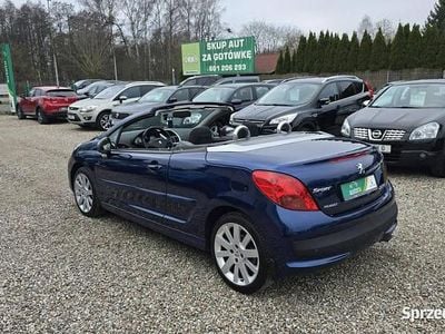 Niebieski Używany 2008 Peugeot 207 CC GT-line Kabriolet | 9900 zł