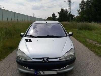 Srebrny Używany 2002 Peugeot 206 Hatchback | 1200 zł