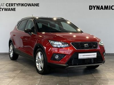 używany Seat Arona -FR 1.0TSI 110KM DSG 2021 r., salon PL, I wł., f. VAT