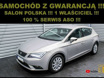 używany Seat Leon 1.4dm 122KM 2014r. 117 000km