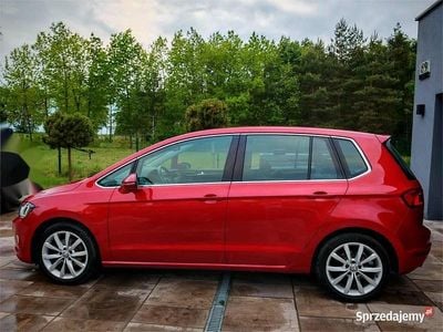 Bordowy Używany 2015 VW Golf Sportsvan Minivan | 49 990 zł