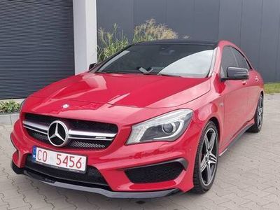 używany Mercedes CLA45 AMG FAKTURA, UDEKUMENTOWANY PRZEBIEG