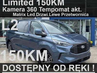 Nowe Ford Transit Custom Limited 150 KM (110 kW) 2025 Niebieski (metalik) Minivan