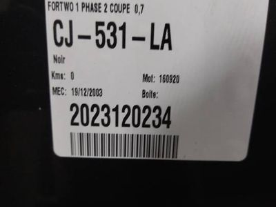 Używany Smart ForTwo Coupé 2003 Coupe