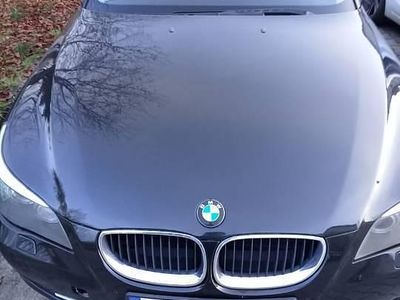 Czarny Używany 2008 BMW 523 Kombi | 15 000 zł