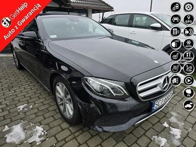 Używany Mercedes E220 Avantgarde 195 KM (143 kW) 2016 Czarny Sedan/Limuzyna