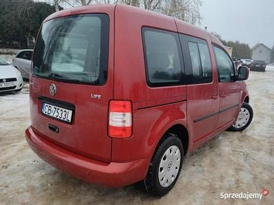 Czerwony Używany 2007 VW Caddy Life Minivan | 14 300 zł (Dobra cena)
