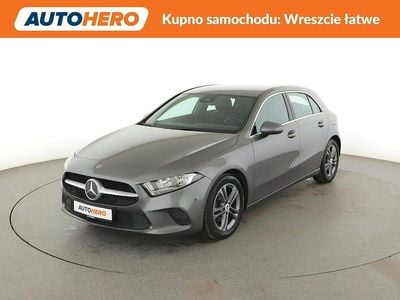 Szary Używany 2018 Mercedes A200 Hatchback | 79 900 zł (Uczciwa cena)