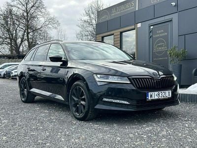 Używany Skoda Superb 150 KM (110 kW) 2022 Czarny Kombi