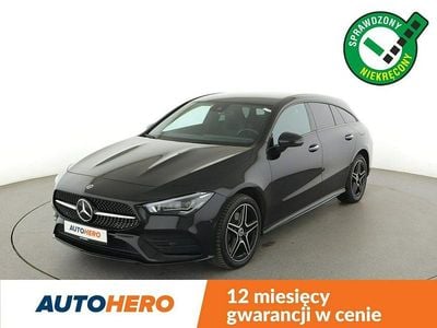 używany Mercedes 250 CLA PHEV full LED skóra/alcantara navi klima auto kamery grzane fotele