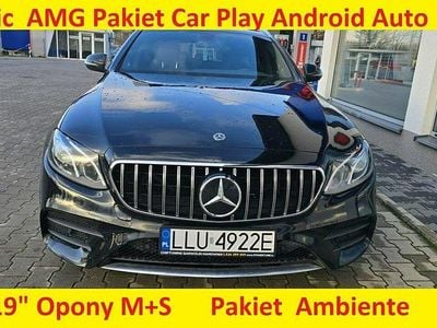 Czarny Używany 2018 Mercedes E220 AMG Kombi | 84 900 zł (Dobra cena)