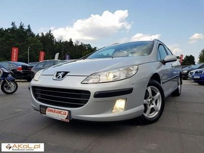 Srebrny Używany 2008 Peugeot 407 Premium Kombi | 18 500 zł