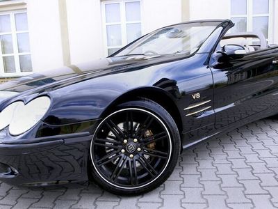 Czarny Używany 2002 Mercedes SL500 Kabriolet | 32 999 zł