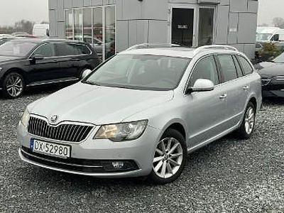 używany Skoda Superb II 1.6 TDI 105KM 2014r. panorama, navi, lift