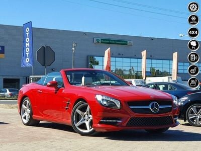 Czerwony Używany 2012 Mercedes SL500 Kabriolet | 249 899 zł