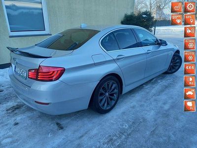 Używany BMW 520 Sport Line 2014 Srebrny Sedan/Limuzyna