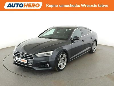 Używany Audi A5 Sportback 150 KM (110 kW) 2019 Szary (metalik) Hatchback