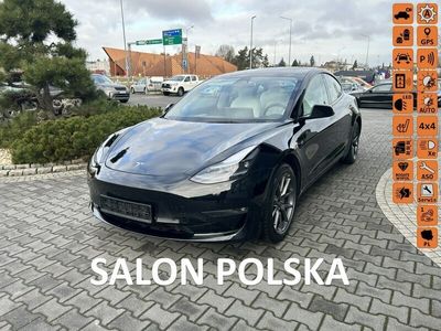 używany Tesla Model 3 Long Range, podgrz. kier. + fotele, el. bagaż…