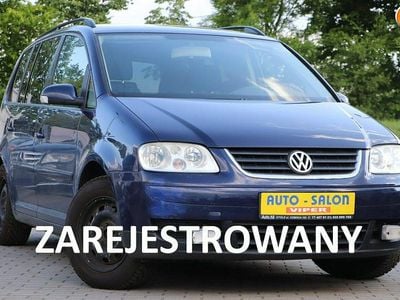 Niebieski Używany 2004 VW Touran Minivan | 5900 zł (Super Cena)