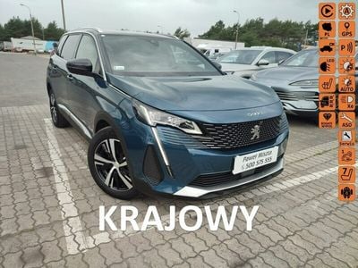 Niebieski ciemny (metalik, perła) Używany 2022 Peugeot 5008 Minivan | 126 900 zł (Drogi)